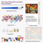Load image into Gallery viewer, Our Romance under Umbrella, Paint by Numbers
