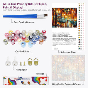 Our Romance under Umbrella, Paint by Numbers