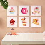 Load image into Gallery viewer, Pink Dessert Delights Mini Paint by Numbers
