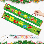 Load image into Gallery viewer, Playful Christmas Hanging Scroll Paint by Numbers Kit
