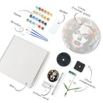 Load image into Gallery viewer, Pop Art Portrait Paint by Numbers Clock Kit

