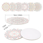 Load image into Gallery viewer, Rainbow Mandala Paint by Numbers Coasters

