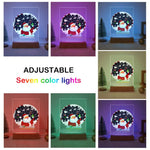 Load image into Gallery viewer, Santa’s Christmas Snow Globe LED Paint by Numbers
