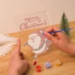 Load image into Gallery viewer, Santa’s Merry Gift Delivery LED Paint by Numbers
