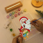 Load image into Gallery viewer, Santa’s Merry Winter Friends LED Paint by Numbers

