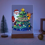 Load image into Gallery viewer, Santa and Reindeer Festive Tree LED Paint by Numbers
