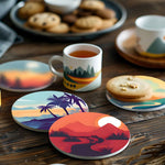 Load image into Gallery viewer, Scenic Mountain Landscapes Paint by Numbers Coasters
