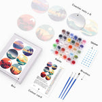 Load image into Gallery viewer, Scenic Mountain Landscapes Paint by Numbers Coasters
