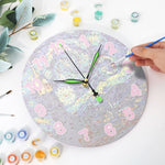 Load image into Gallery viewer, Starry Night Lighthouse Paint by Numbers Clock Kit
