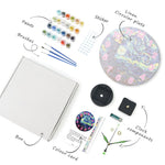 Load image into Gallery viewer, Starry Night Lighthouse Paint by Numbers Clock Kit

