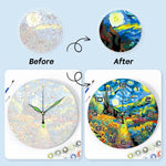 Load image into Gallery viewer, Starry Night Paint by Numbers Clock
