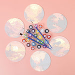 Load image into Gallery viewer, Sunset Landscape Paint by Numbers Coasters
