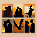 Load image into Gallery viewer, Sunset Love Mini Paint by Numbers
