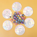 Load image into Gallery viewer, Sunset Wildlife Paint by Numbers Coasters
