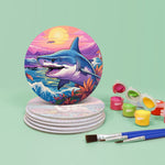 Load image into Gallery viewer, Tropical Sea Life Paint by Numbers Coasters
