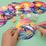 Load image into Gallery viewer, Tropical Sea Life Paint by Numbers Coasters
