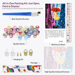 Load image into Gallery viewer, Under the umbrella, Paint by Numbers
