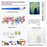 Load image into Gallery viewer, White Blossoms, Paint by Numbers

