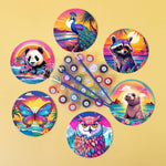 Load image into Gallery viewer, Wildlife Wonders Paint by Numbers Coasters
