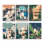 Load image into Gallery viewer, World Architecture Mini Paint by Numbers
