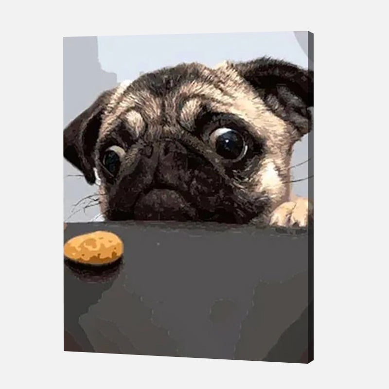 Hungry Dog Paint by Numbers