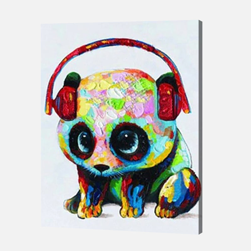 Party Panda Vibes Paint by Numbers