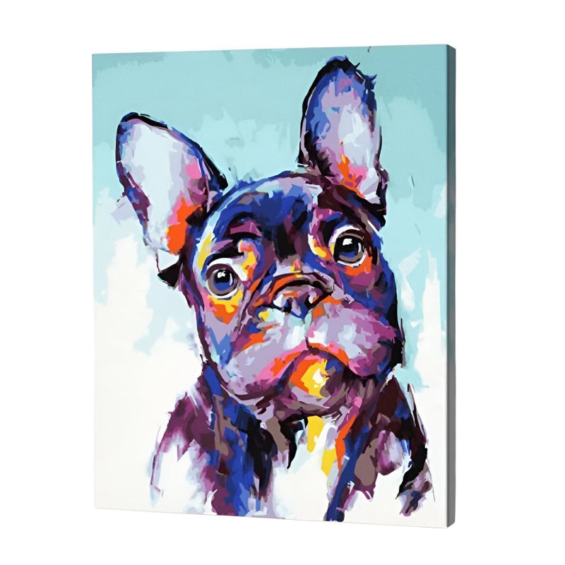Colorful Pup Paint by Numbers