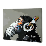 Load image into Gallery viewer, Musical monkey Paint by Numbers
