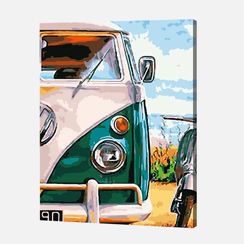 Retro Road Trip Paint by Numbers
