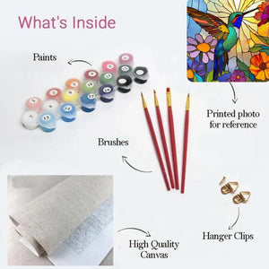 Humming Bird Harmony Paint By Numbers