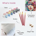 Load image into Gallery viewer, Taylor Swift Abstract Paint by Numbers
