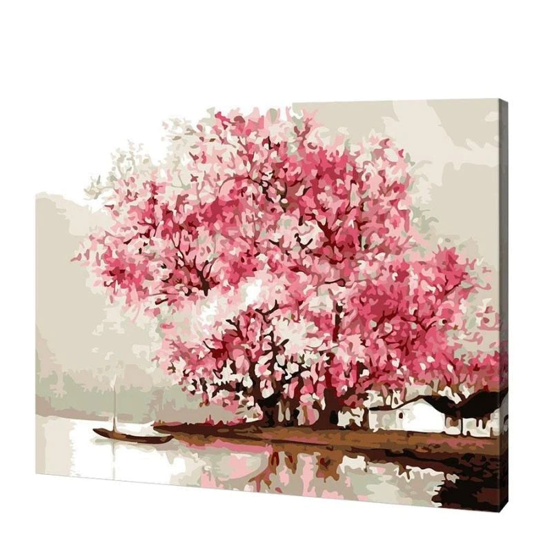 Cherry Blossoms, Paint By Numbers