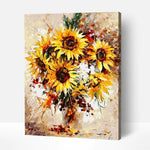 Load image into Gallery viewer, Sunflower Burst Paint by Numbers
