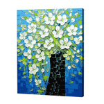Load image into Gallery viewer, White Blossoms, Paint by Numbers
