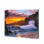 Load image into Gallery viewer, Beach Evening, Paint with Diamonds
